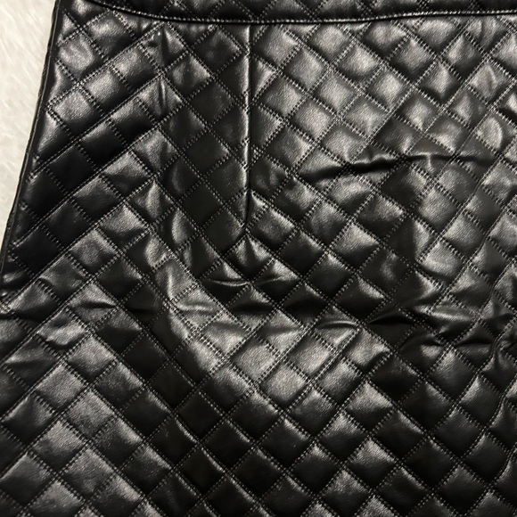 Faux Leather Skirt - Picture 10 of 11